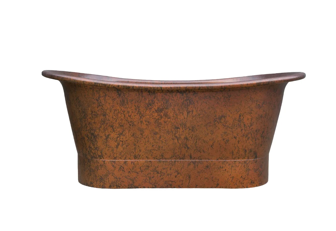 Luxury High On Sale Design Copper Bathtub For Home Hotel Villas Resort Bathing Cleaning Usage New Hot Selling Copper Bathtub