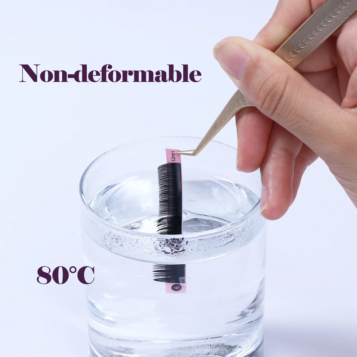 ULUCK High quality hot sale no sticking high temperature resistance Easy pick up fast fanning eyelash extensions