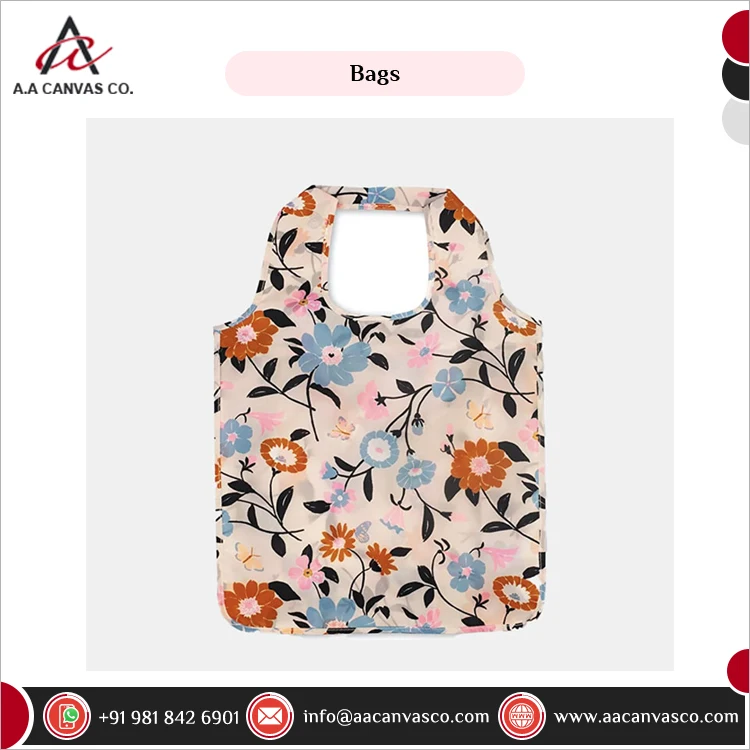 Indian Exporter of Custom Printed Recyclable Promotional Branding Bags Cotton Canvas Tote Bags/ Mesh Bag for Grocery Shopping