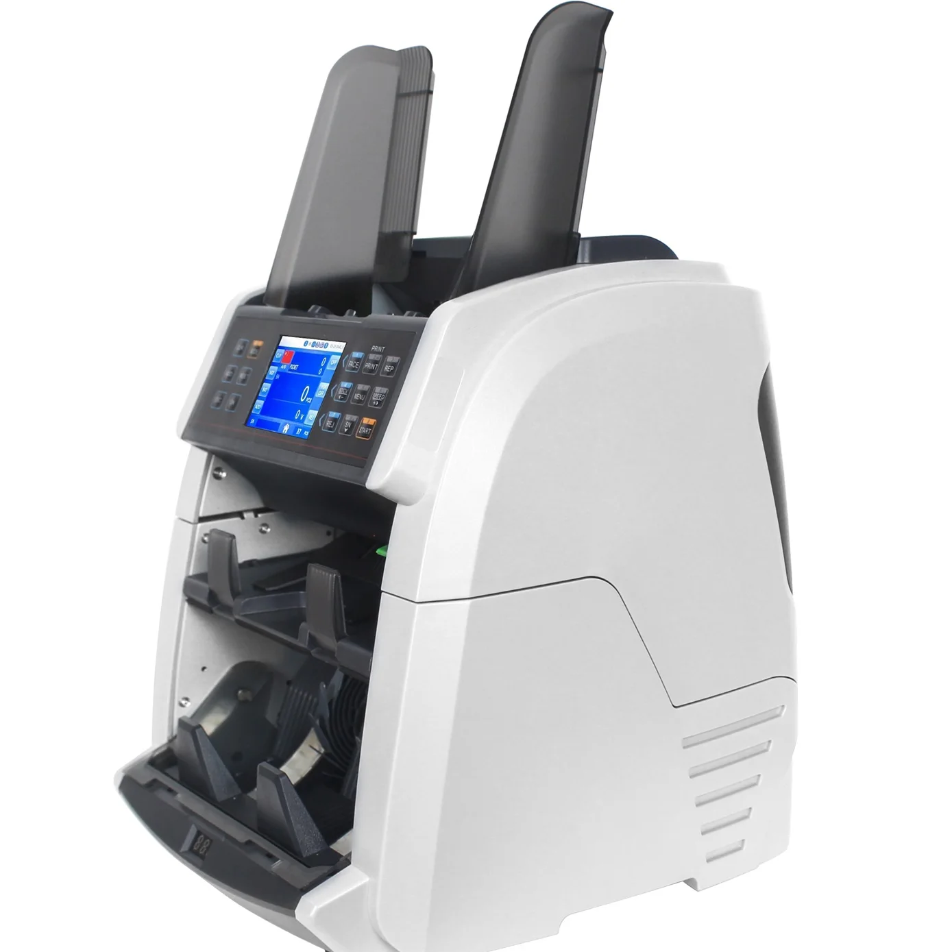 Heavy duty 2 Pockets Mix Value Money Counter machine ATM FIT Money cash sorting Banknote sorter Machine counter Money Sorter