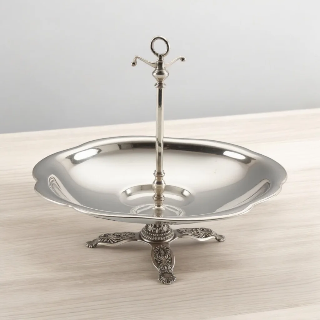 Элегантная витрина для фруктов из нержавеющей стали металлическая стойка ресторанов хорошее обслуживание безопасное пищевых продуктов блюдо подачи