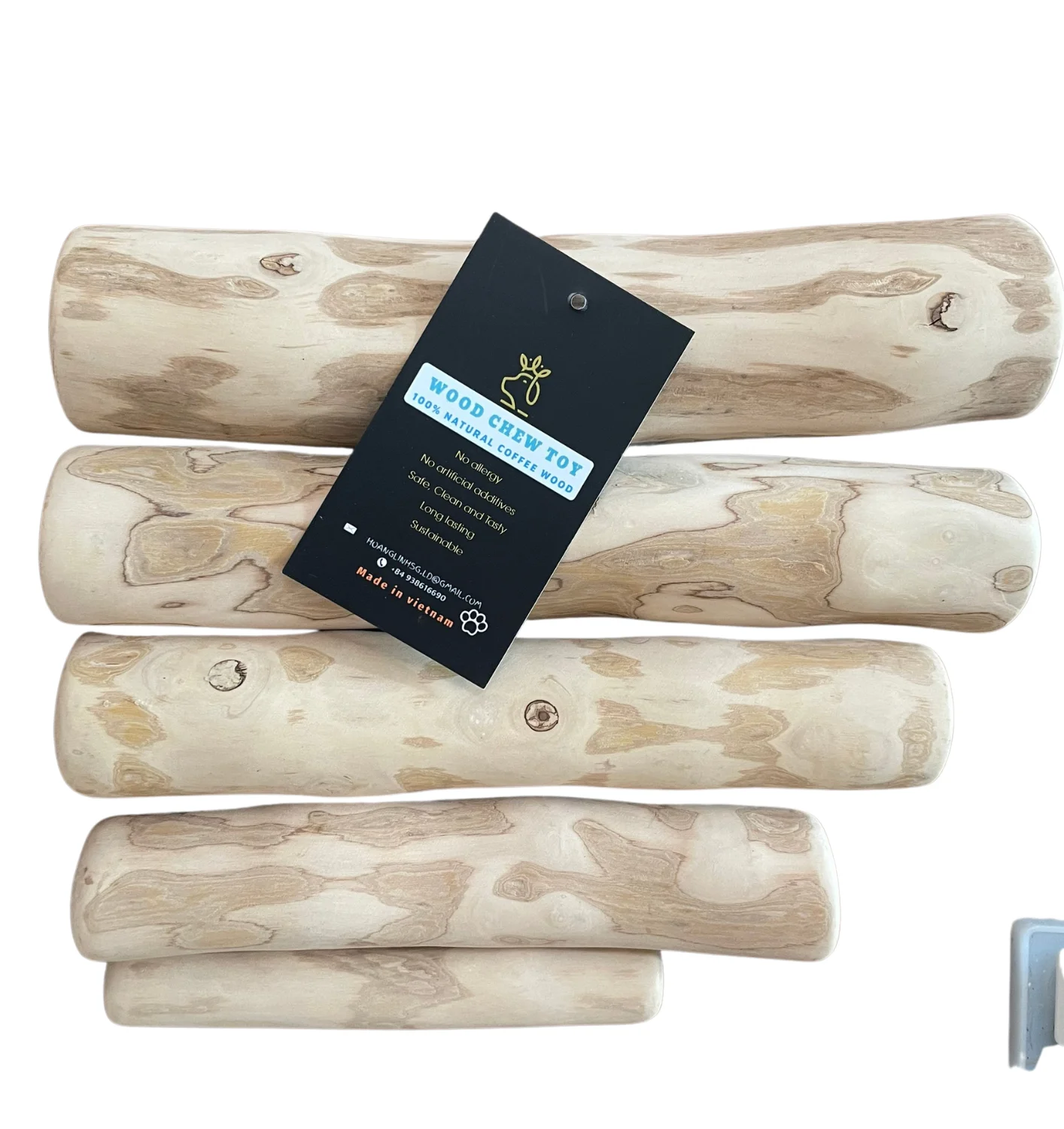 Wholesale Good price natural Coffee Wood Dog Chew the Best clean teeth for dog free sample +84 868 937 913 Ms. Klev