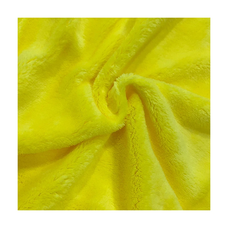 Hot Sale 100% Polyester Super Soft Flannel Fabric Multi-Color for Toy Doll Garment Home Textile Quick-Dry Upholstery Use