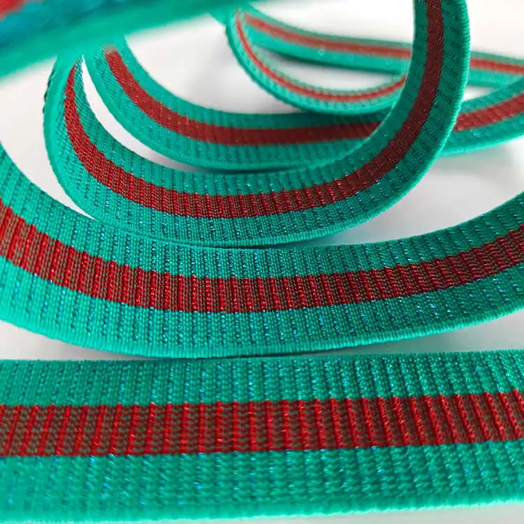 Custom Jacquard Woven Trim Peter sham Waistband Tape Elastic Fancy Elastic Band for Clothing