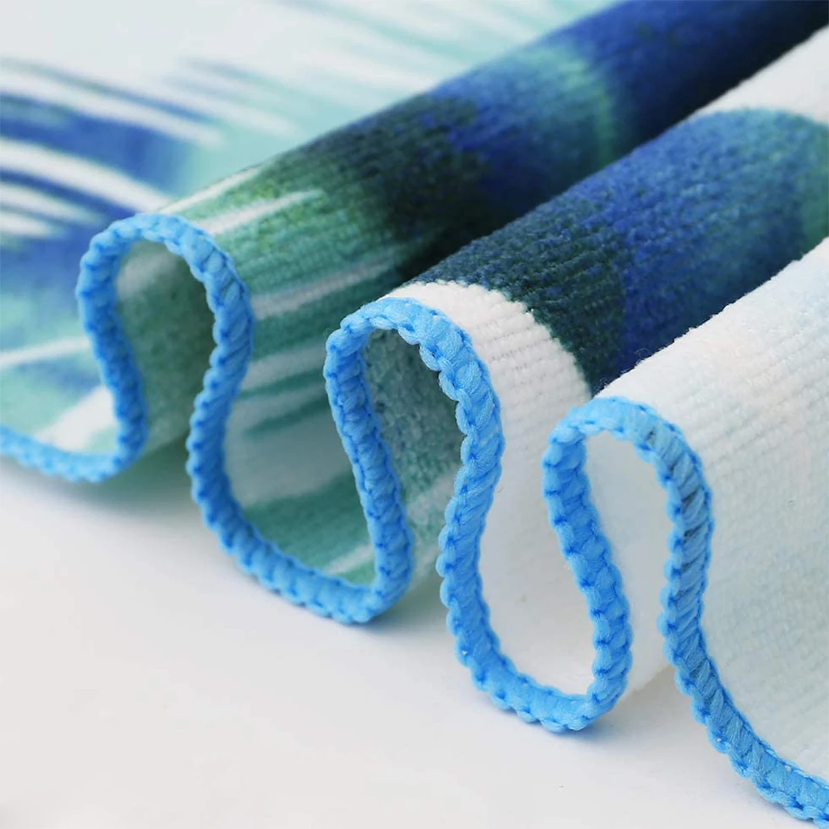 250GSM Value-Priced  Polyester Beach Towel Non-Fade Full Color Made From Dyed Microfiber Yarns by Direct Microfiber Manufacturer