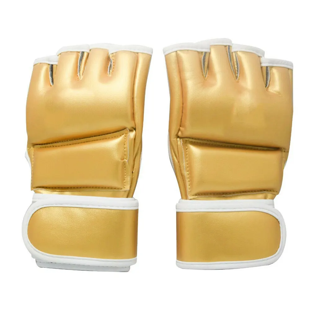 High Quality Yellow MMA & Boxing Gloves 8oz to 16oz Made of PU Leather for Training Kickboxing & Sparring 14oz Size Available