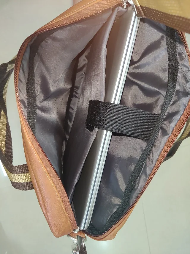 Men Office Business Shoulder Bag Genuine Leather Executive Briefcase Luxury Laptop Bag Quality Leather backpack travelling bags