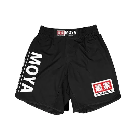 Martial Arts Wear Custom Quick Drying Men Bjj Rash Guard Grappling/Good Quality Custom Design Moya Brand Fight Shorts