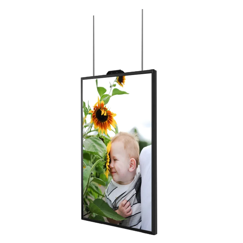 Ultra Narrow Bezel Display Indoor Multiple Installation mode LCD Shop Display Window Showcase Facing Display Digital Signage