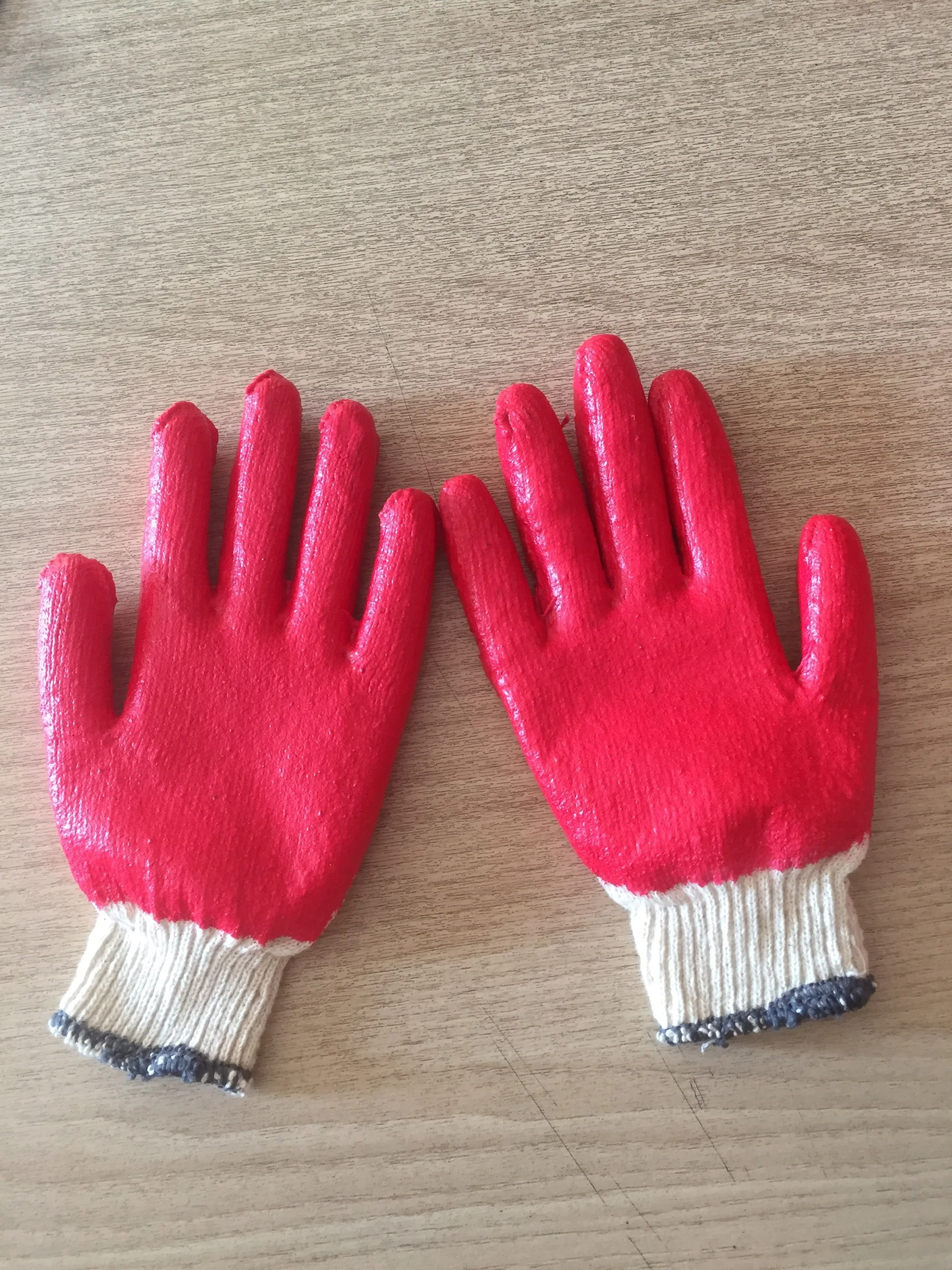 Hot Selling XL Size Half Latex Coated Work Gloves Top Cheap Vietnamese Safety Gloves for Gardening Made of Nitrile and Leather