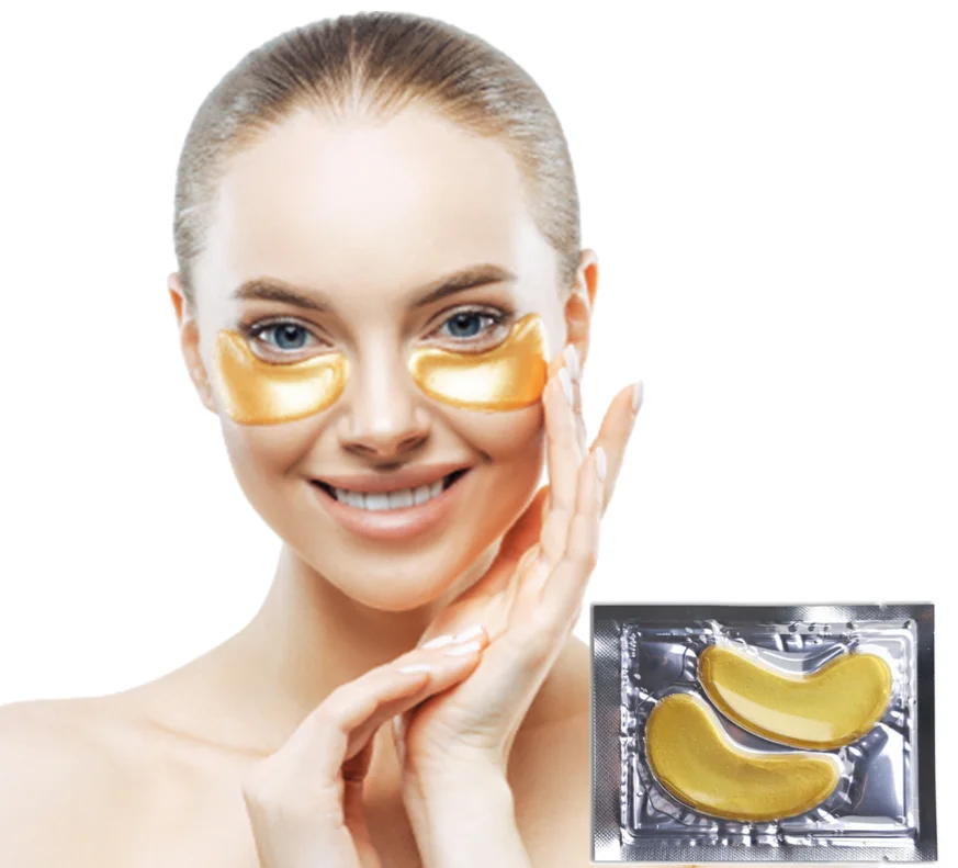 **Made in Korea** 24K Gold Hydrogel Face Mask OEM ODM Private Label for instant hydration anti-aging anti-puffiness effecteffect