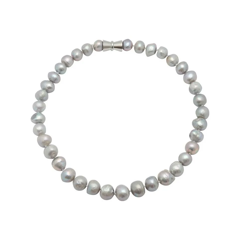 Classic Hip Hop Silver Necklaces Pearls Iced Out Cuban Link 1.4mm VVS Diamond For Men