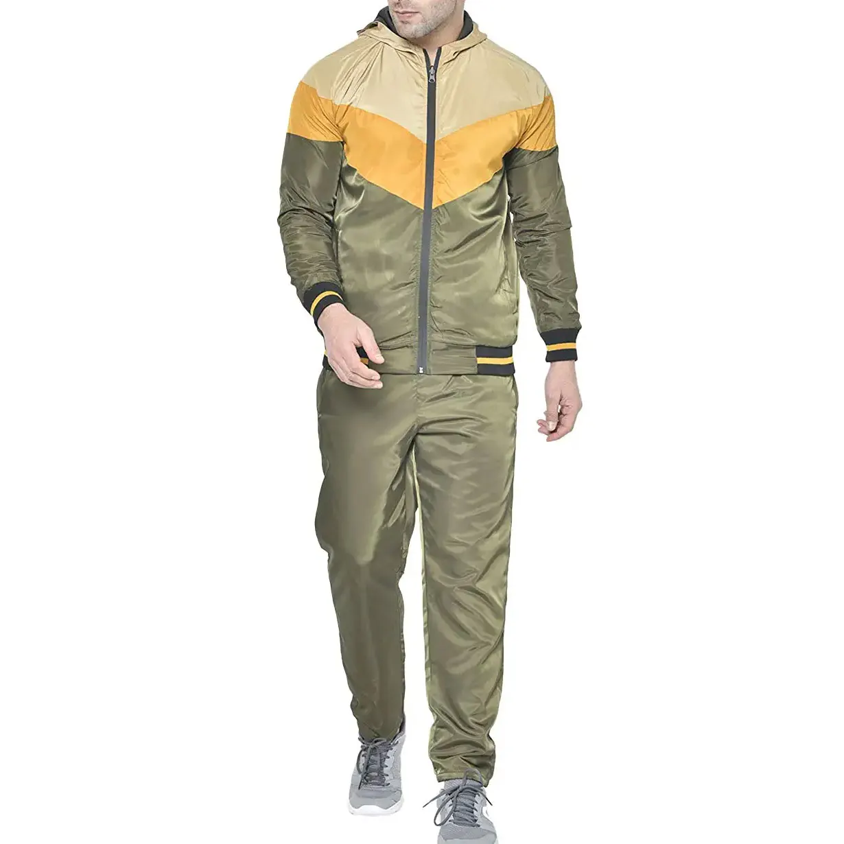 Windbreaker Warm Tracksuits For Winter Polyester And Nylon Made Tracksuits For Sale Hot Sale Lightweight Track Suit 2Pc Set