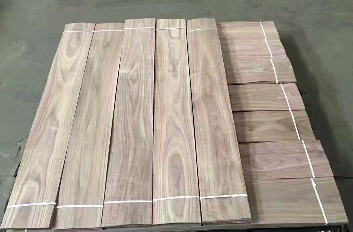 Natural Burma Teak Floor Veneer for Interior Decoration