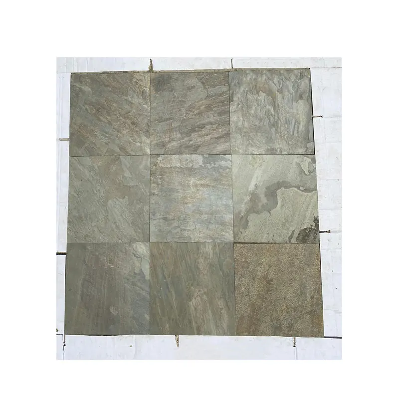 High Quality Vijaya Gold Slate Tiles For Indoor Outdoor Decorative Wall Cladding