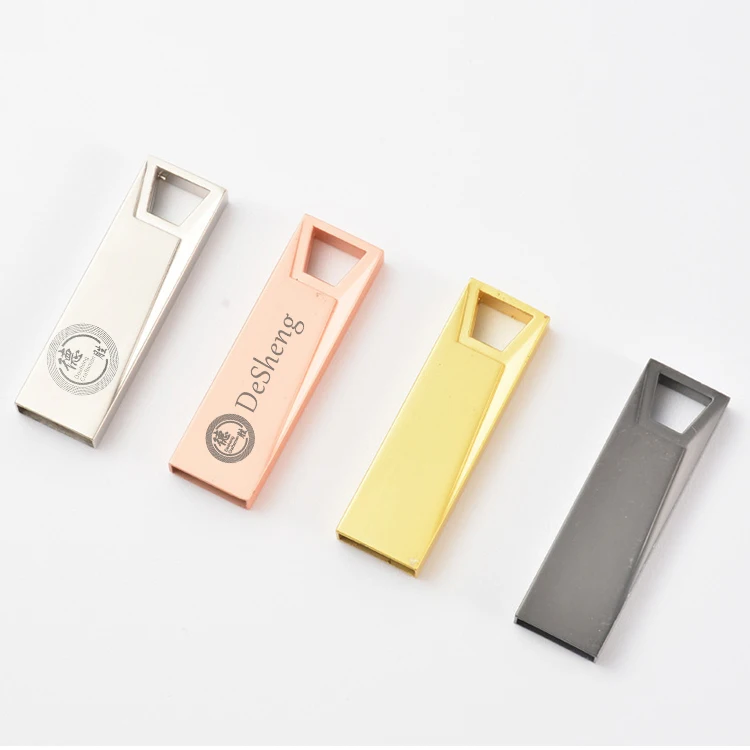 OEM Waterproof Metal Silver Memory Flash Pen Drive For Music Album USB