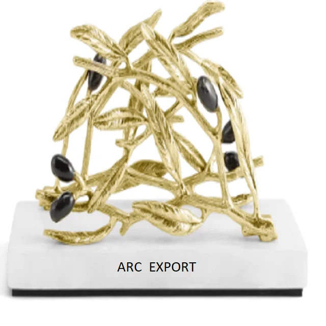 White Powder Coated Round Tissue Paper Stand Unique Luxury Wholesale Sculpture Metal Display Tissue Holder For Best Selling Box