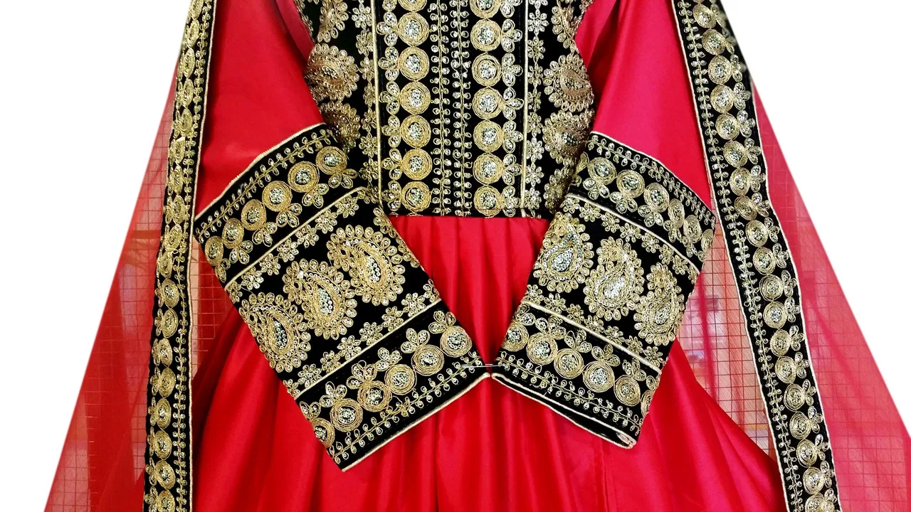 New Afghani Kuchi Banjara Tribal hot selling frock Afghan Libas e Aroosi Muslim Bridal Clothes Pashtun Drees In Side Cut Design