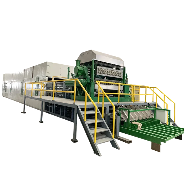 Automatic egg box machine environmentally friendly waste pulp paper recycle line egg tray making machine