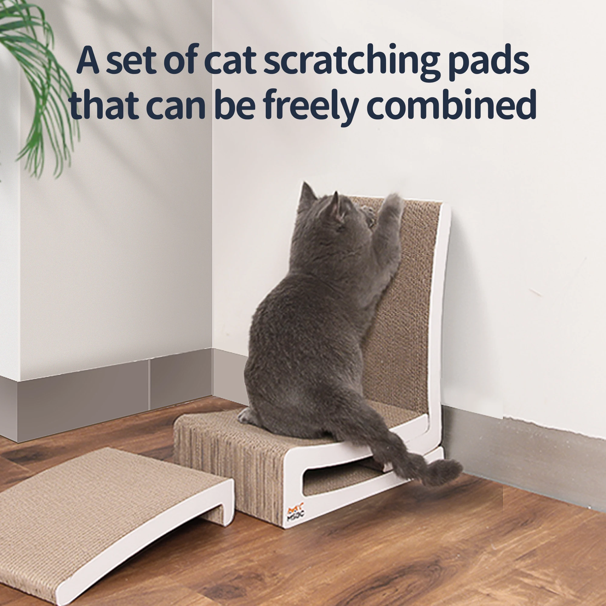 Large High-Density BC Flute Eco-Friendly Customized Combination Cat Scratcher and Pet Supplies Toys