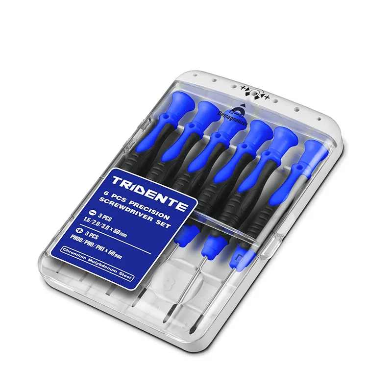 Taiwan made 6-piece Magnetic Precision Screwdriver Set for Mobile phone and Laptop repair