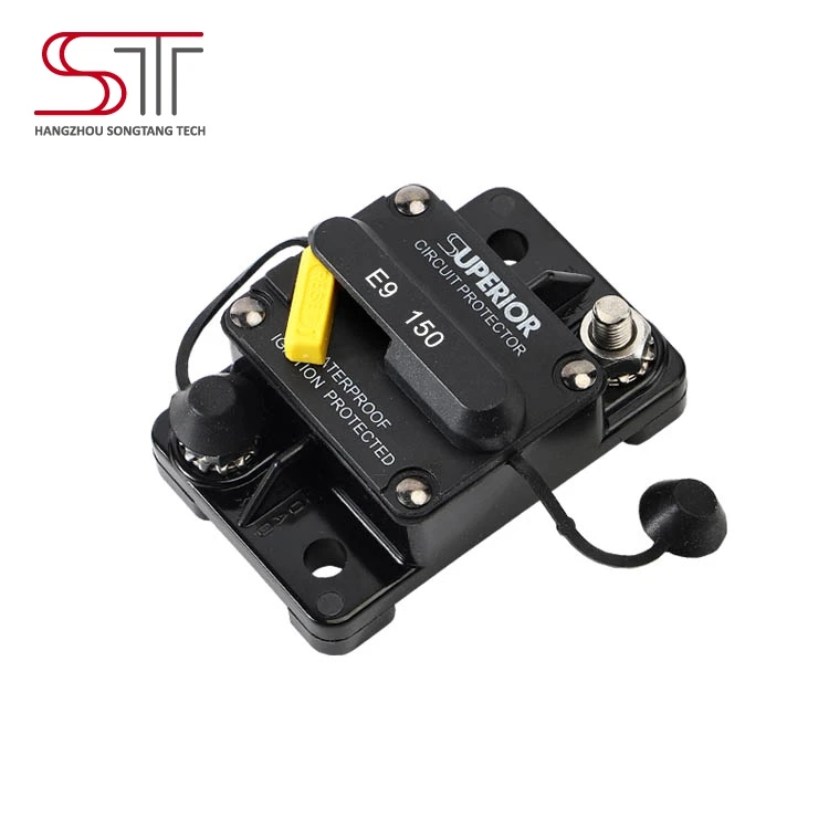 E98 150A manual reset switchable waterproof electrical car circuit breaker