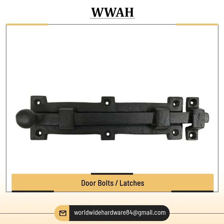 Wholesale Direct Supply High Quality Door and Window Use Hand Door Bolt Lock Metal Latch Hook, Lock, Door Lock