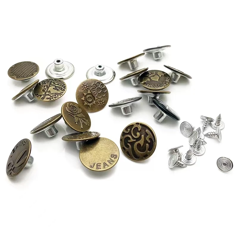 Custom Snap Buttons Garment Rivet With Logo