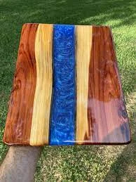 Luxury Resin Epoxy Chopping Board Eco Friendly Hand Made Resin Epoxy Chopping Board Vegetable Cutting resin Epoxy Chopping Board