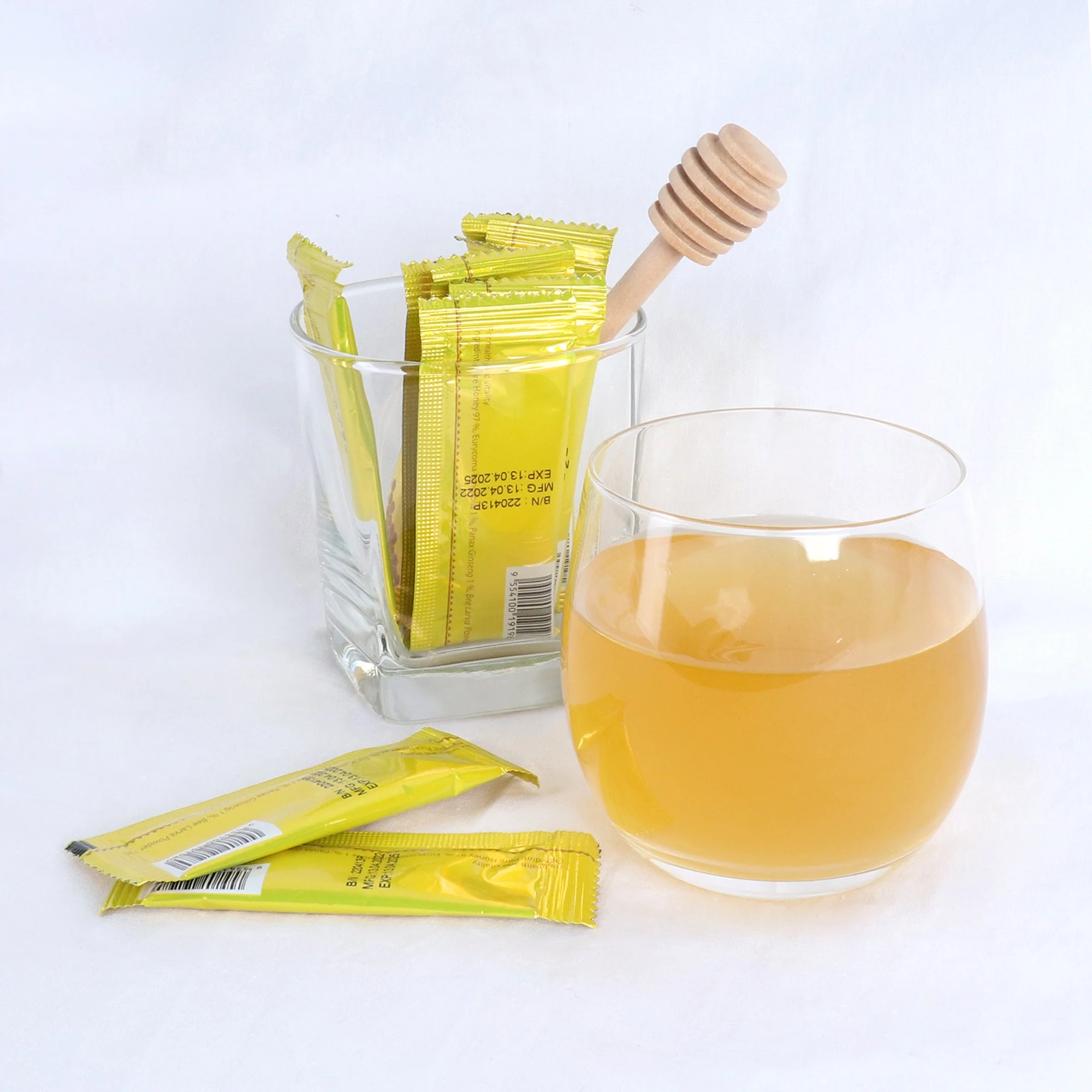 Malaysia Manufacturer Wholesale Prices Golden Raw Honey 100% Authentic Pure Original Convenient10g x 12 In Sachet Packaging