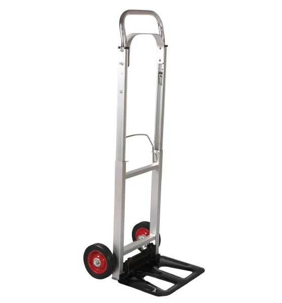 2 tier pushing aluminum folding cart