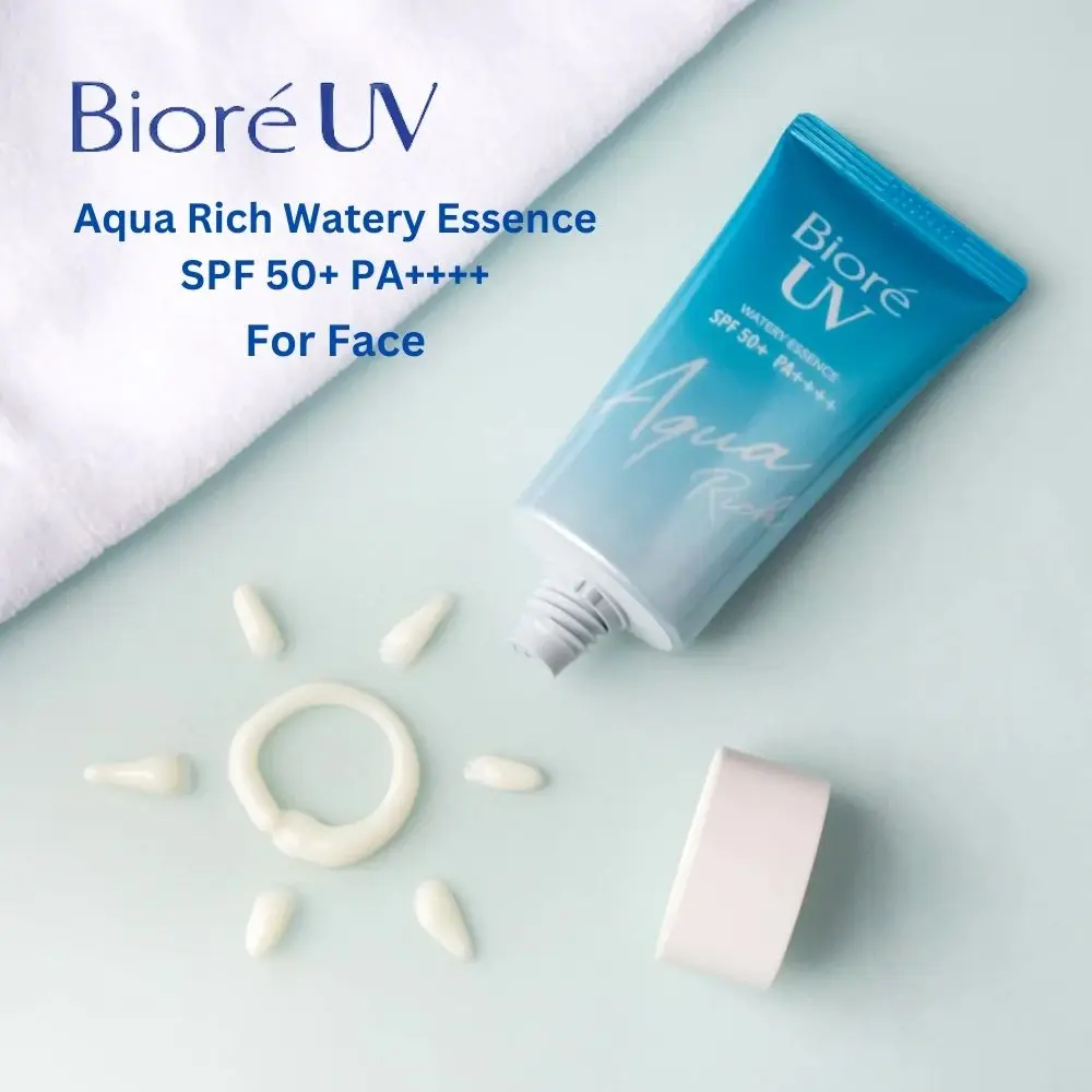 Top Sale OBM Water Resistant No Color Added UV Aqua Rich Watery SPF50 Sunscreen 50g Suitable for use as Makeup Base