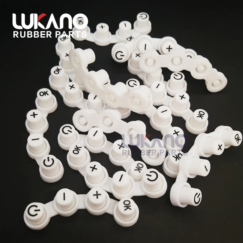 Silicone rubber button pad custom flexible Tactile Feedback silicone Precision silicone keypad manufacturing