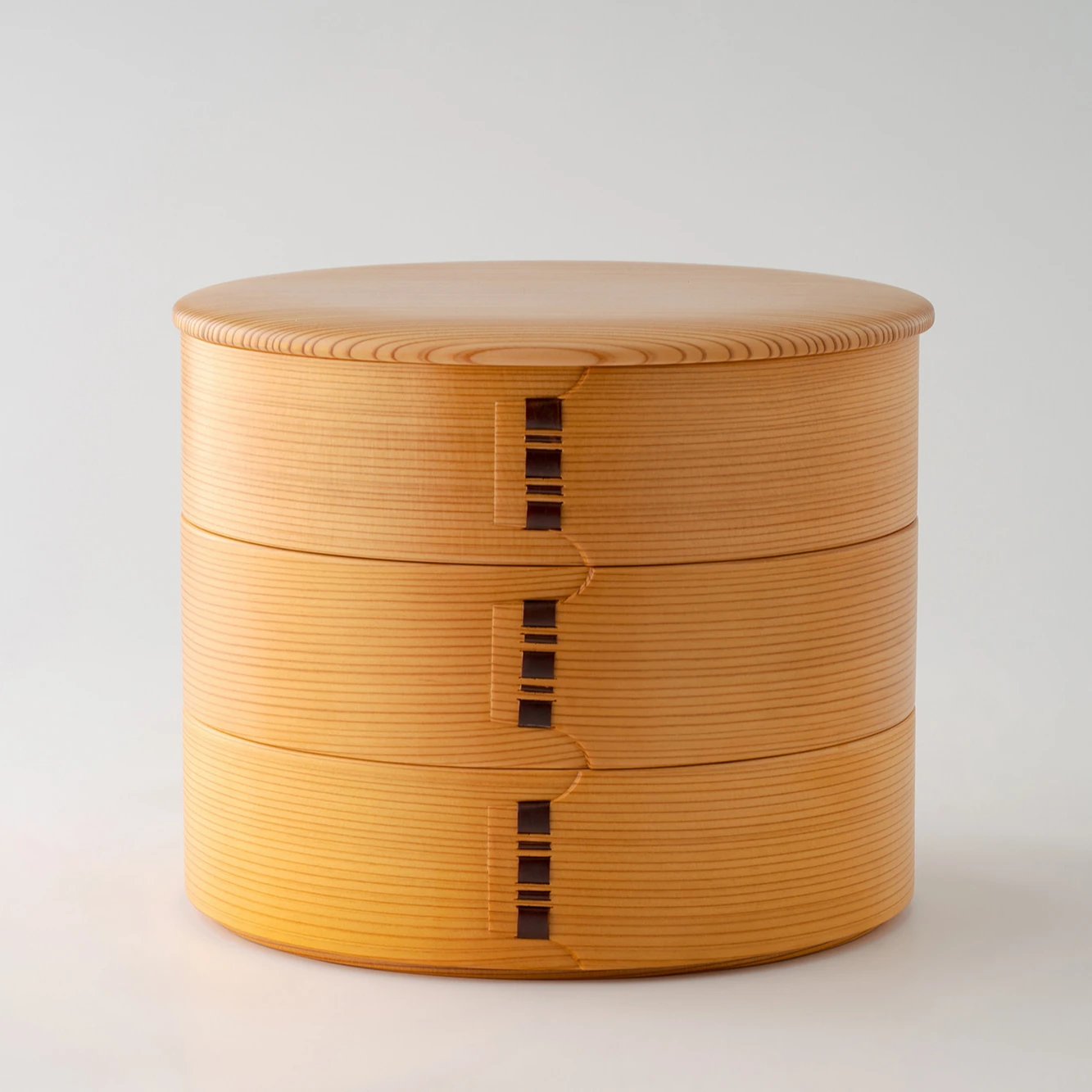 Japanese Three Tiers Box Wooden Handmade Traditional Products Made In Japan Tools Accesorios Rice Box