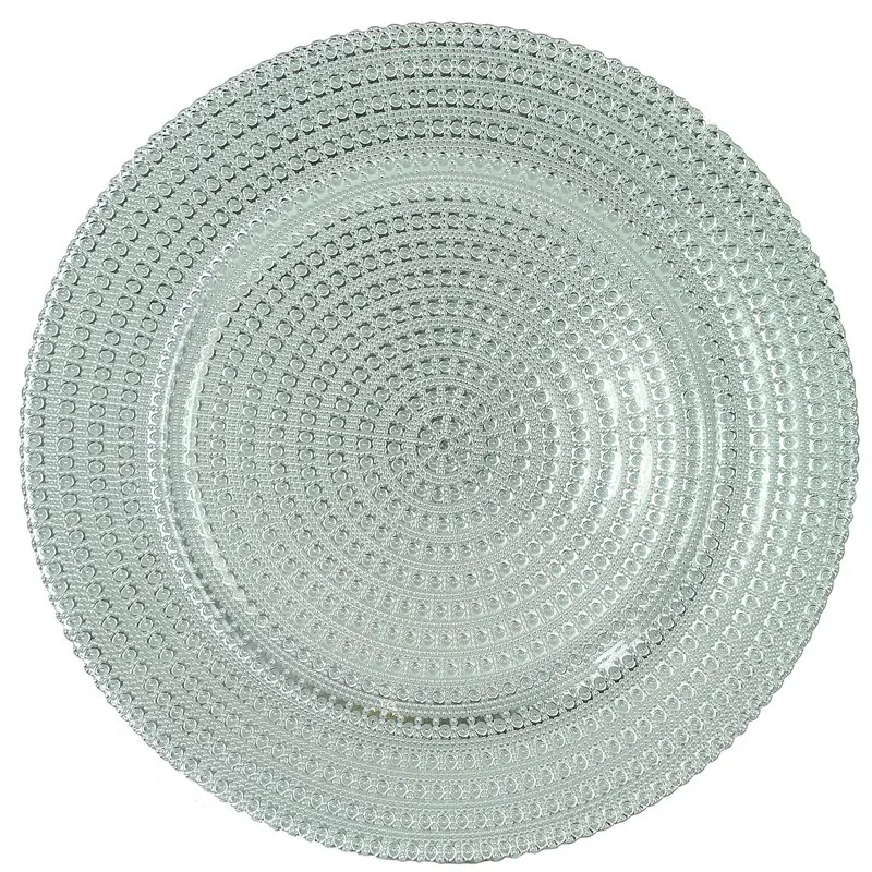 Charger Plate Round Tableware Golden Charger Plate Custom Decorative Metal Charger Plates Shiny Polished Made In India