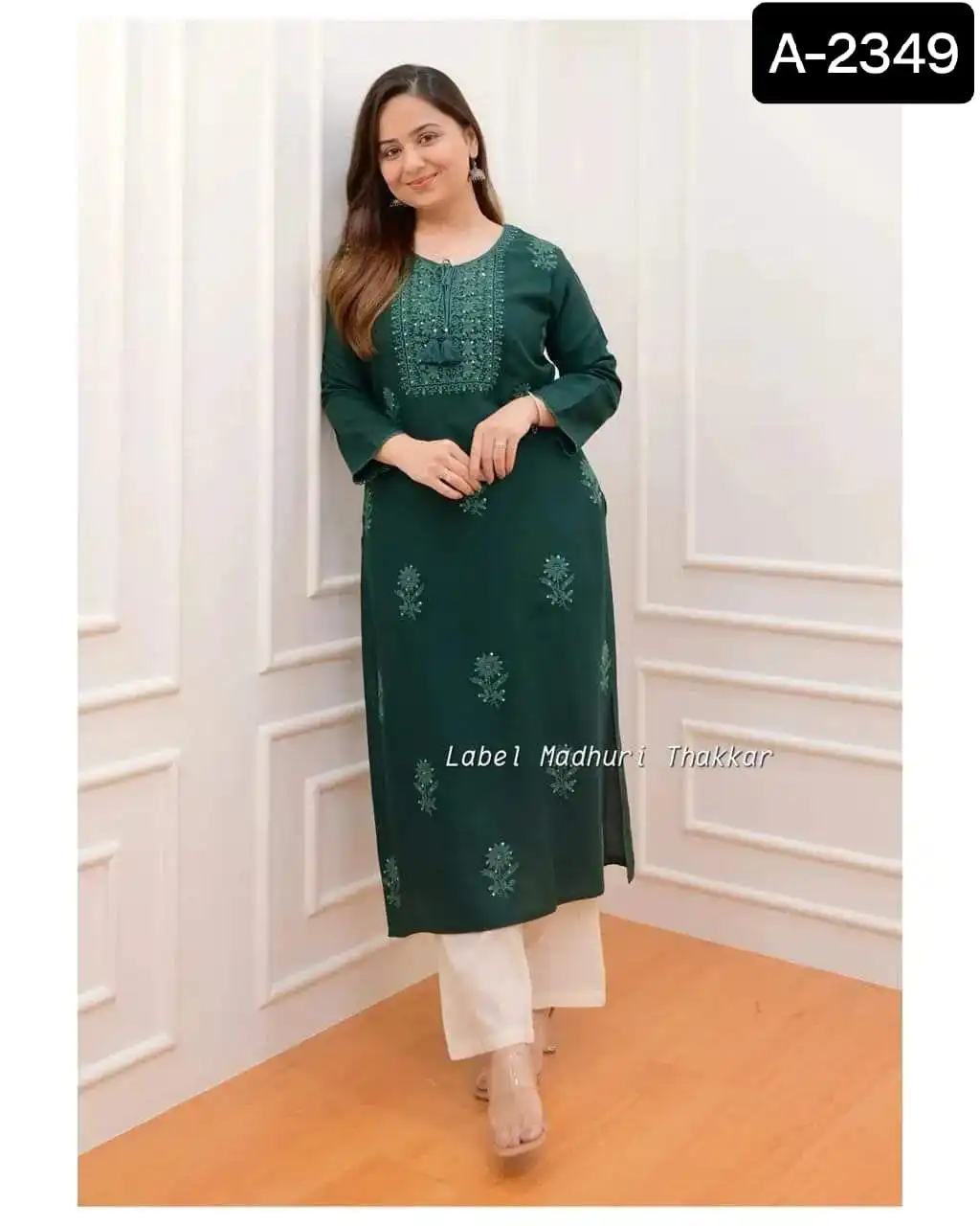 Latest Designer Women Kurtis Ladies Casual Wear Kurtis Salwar Kameez with Embroidery Work and Fancy Dupatta with Low Price Suit
