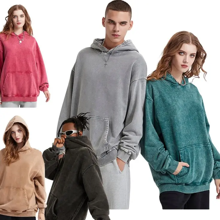 Heavyweight 450 GSM Boxy White Hoodies Wholesale 450gsm Fleece Cotton No String