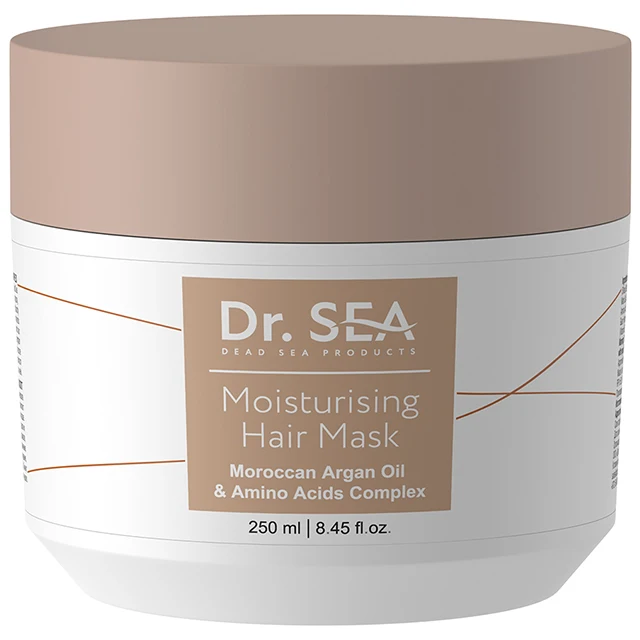 Dr.Sea Cosmetics Moistursing Mask With Moroccan Agran Oil and Amino Acids Complex Hair Mask For Dry and Damaged Hair