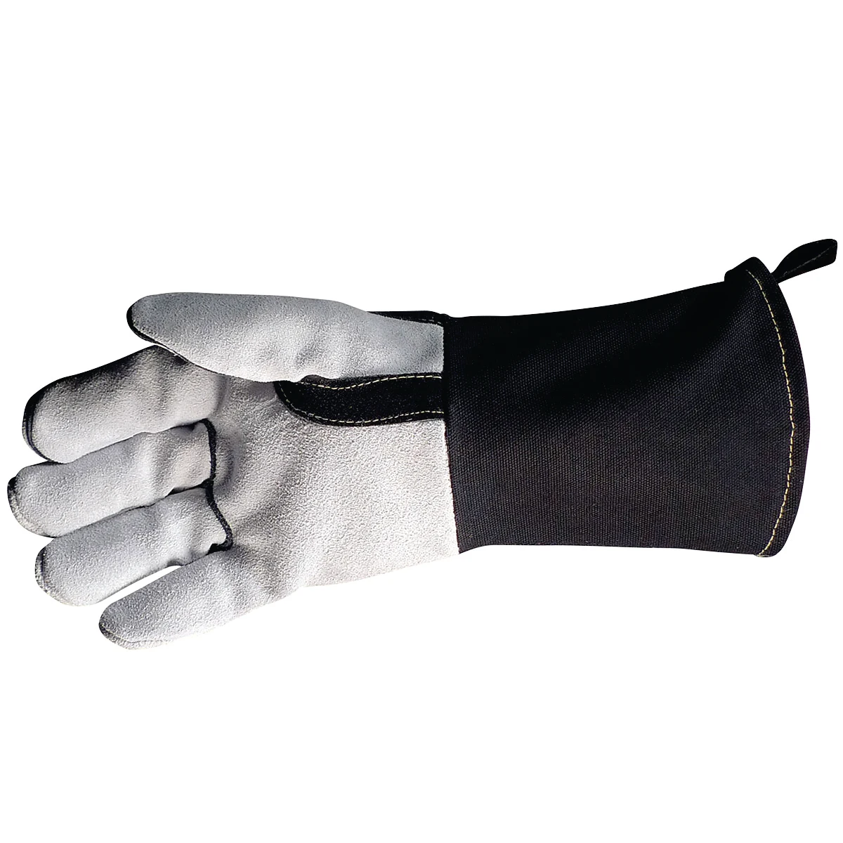 High Quality Double-layer Red Hand Safety Protection Real Leather Welding Glovesleather welding gloves