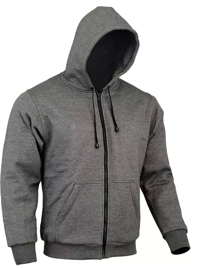 high quality aramid lined padded wholesaler protective Motorcycle Biker Hoodie Jacket Off-Road Racing custom logo size design