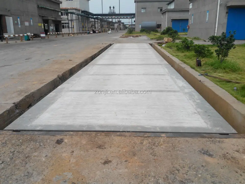Zonjli Concrete Weighbridge Truck Weight Scale