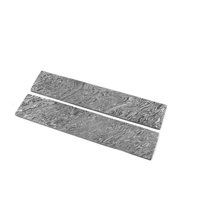Hand Forged Custom Handmade Damascus Blank Billet Professional Damascus steel Blank Billet For Making Knives
