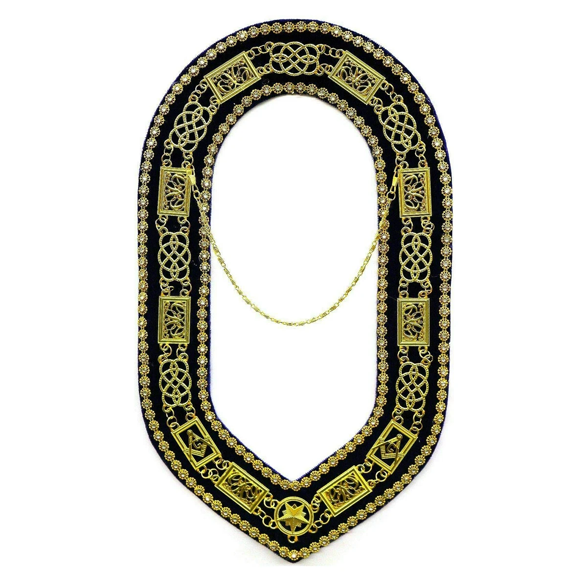 2024 Premium Top Quality Design Masonic Chain Collar Regalia Blue Lodge Chain Collar In Affordable Price Chain Collars