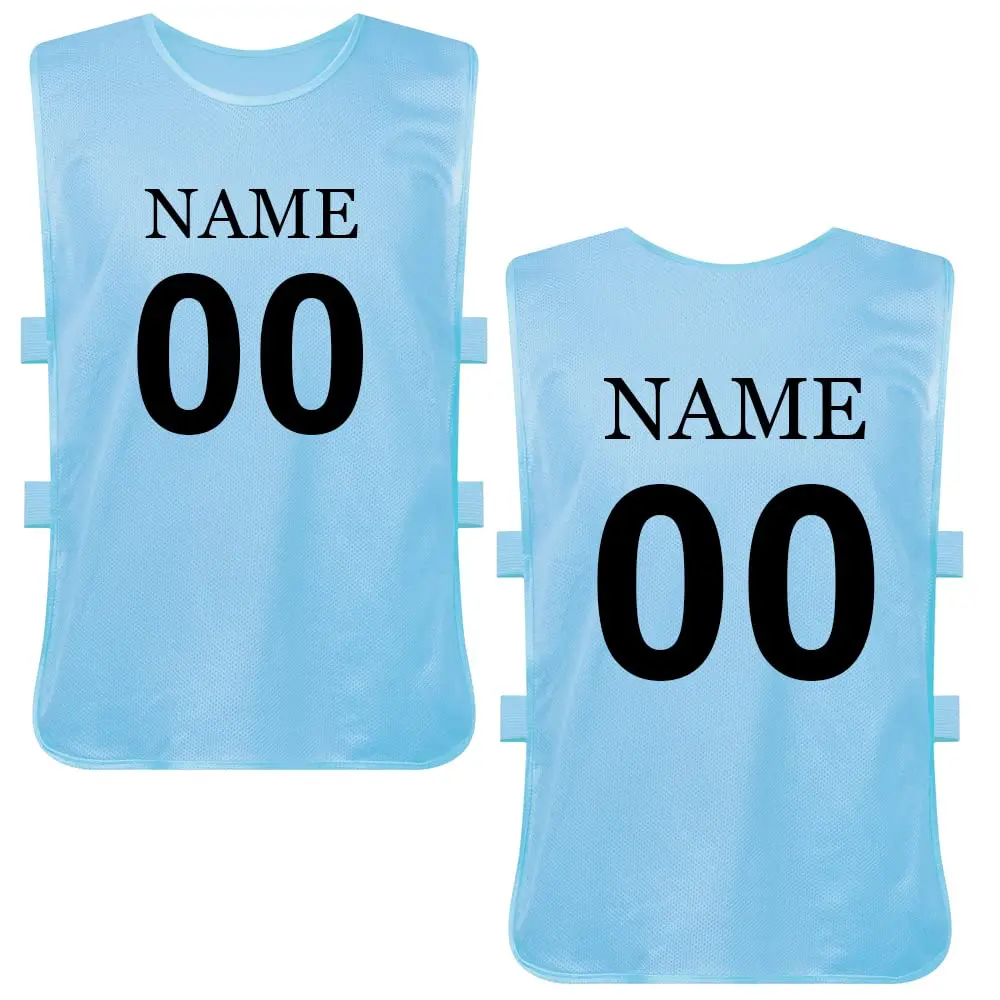 Adults Sport Training BIBS Vest Basketball Cricket Soccer Football Rugby Mesh Breathable Scrimmage Vests