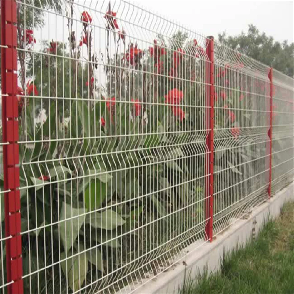 wholesale Cheap Price Wire Mesh Galvanized Garden Fence Curve 3d Welded Wire Mesh Fence Panel