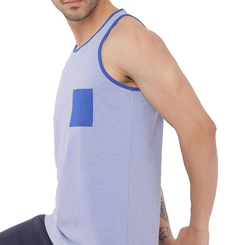 Custom Printed Logo Men Tank Top Fitness Wear Workout Vest Sleeveless Tank Top For Online Sale