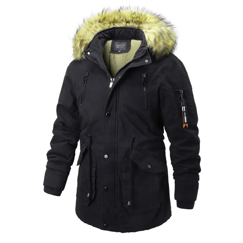 Adult Winter Parka Jacket Men Good Looking Fashionable Winter Warm Parka Jacket Men