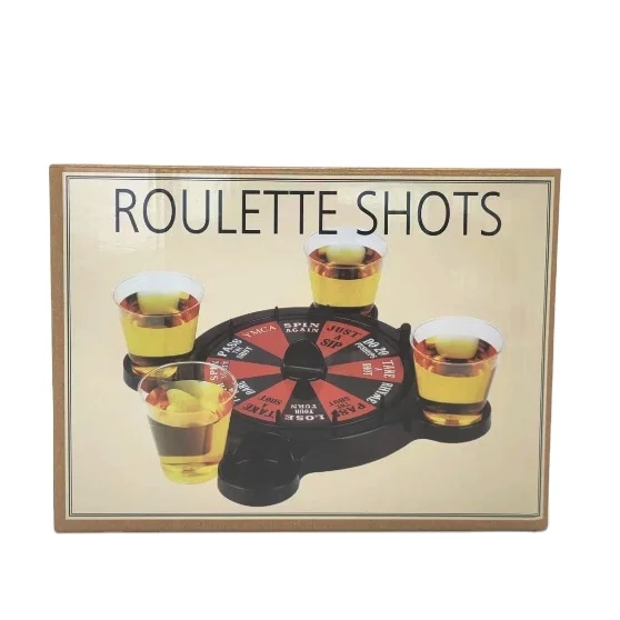 Plastic Desktop Roulette Shots Drinking Game