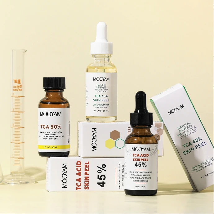 Skin TCA 40% 45% 50% Chemical Peel Professional Chemical Peel Serum For Skin Dark Spot Remover