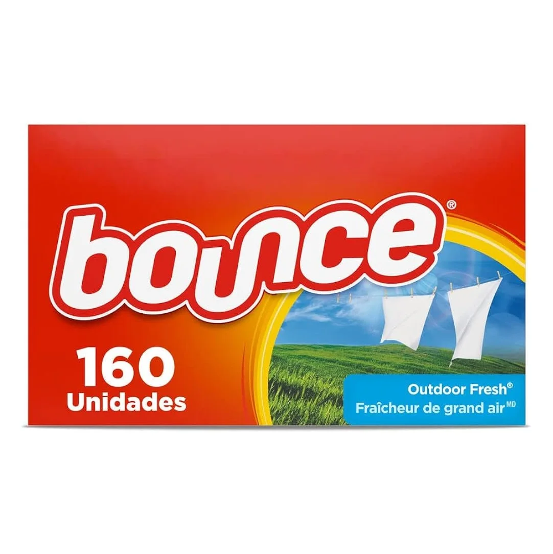 Direct Supplier Of Bounce Outdoor Fresh, 160 Count Fabric Softener Dryer Sheets At Wholesale Price